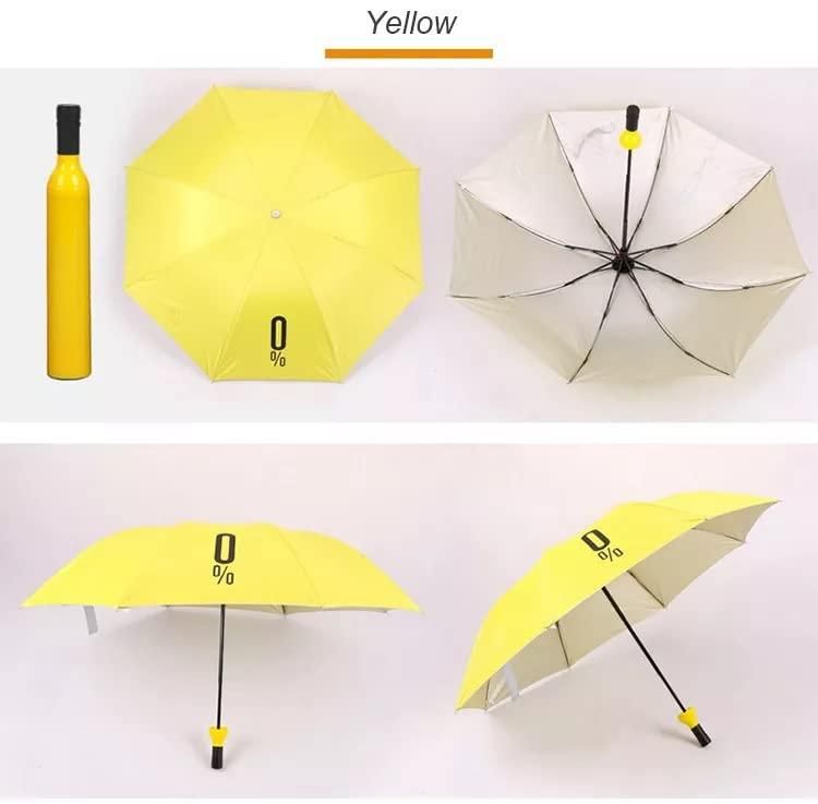 Folding Portable Umbrella with Bottle Cover