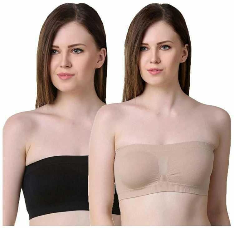 Women's Solid Padded Bra (Pack of 2)