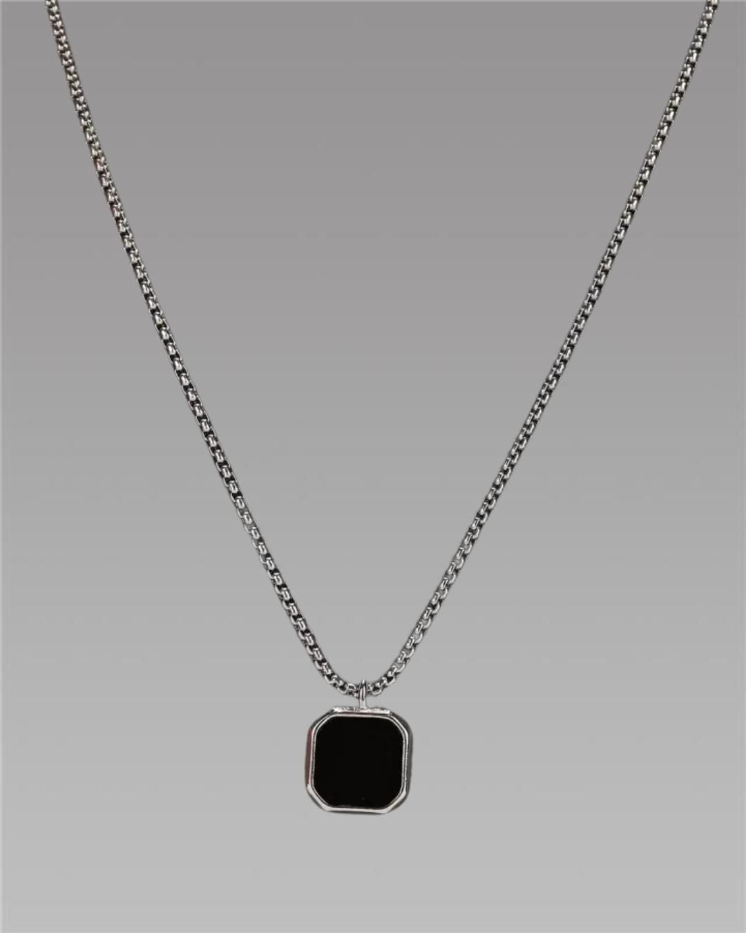 Men's Silver Plated Chain With Pendant