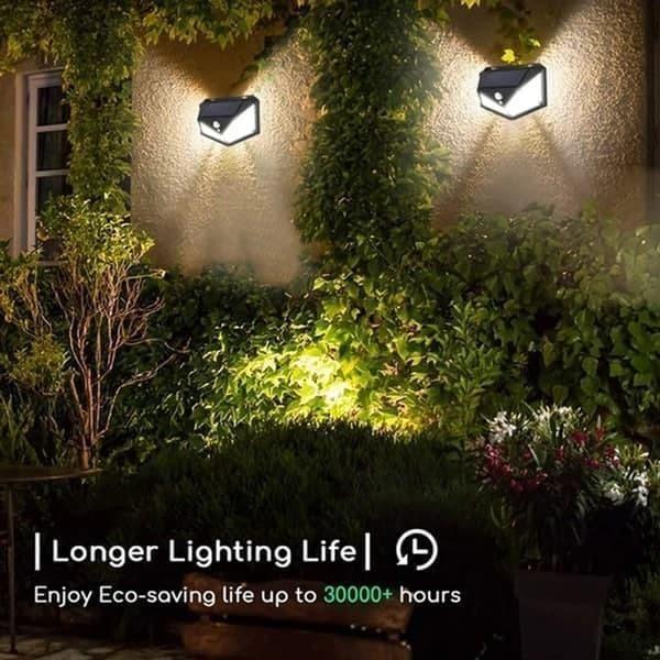 Bright Solar Wireless Security Motion Sensor Light