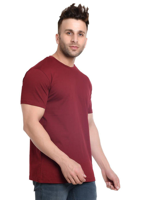 Men's Half Sleeves Round Neck T-shirt-Pack of 5