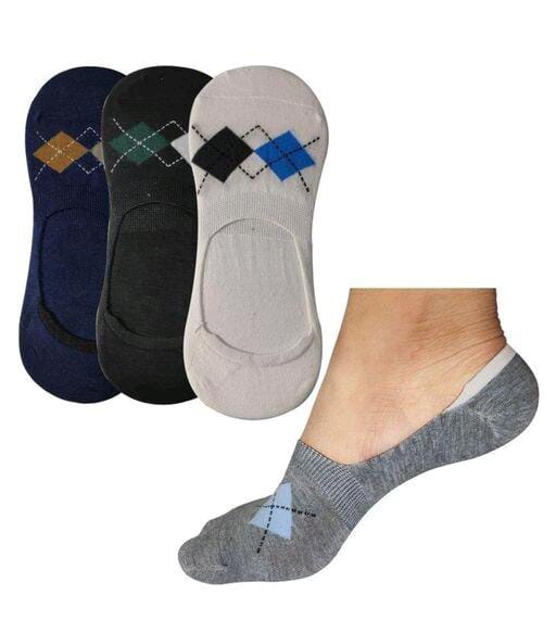 Cotton Low Cut Loafer Socks For Men And Women (Pack of 4)