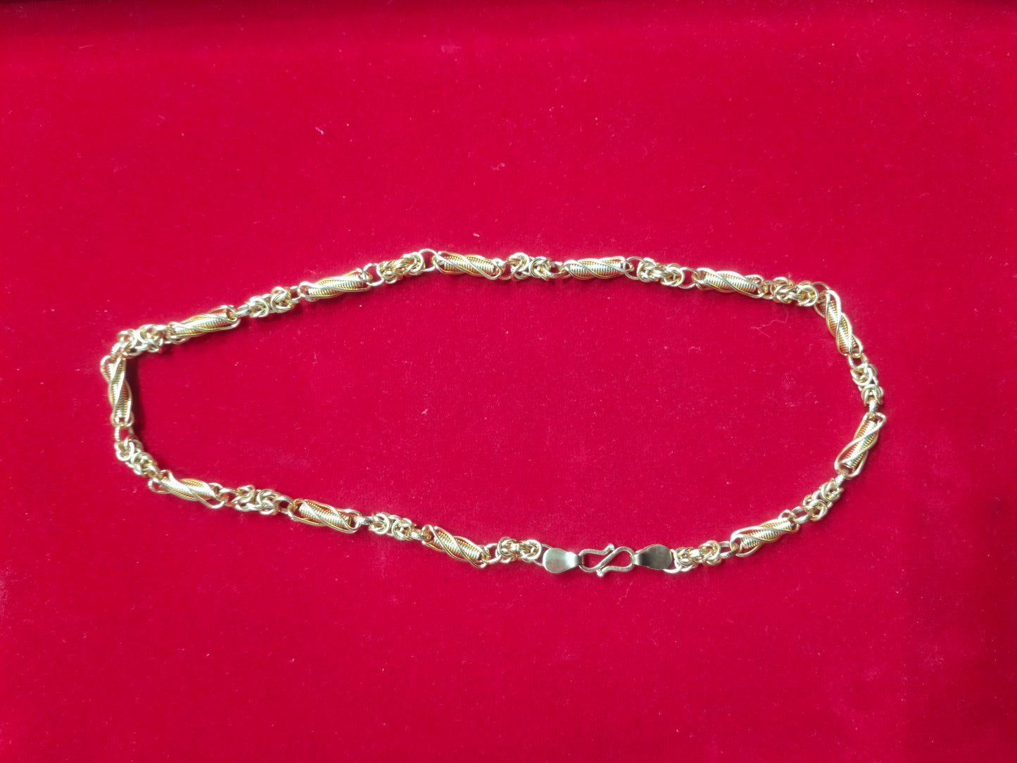 Elegant 1 Gram Holo Gold Chain with 1-Year Color Guarantee