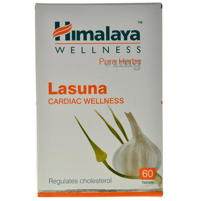 Himalaya Wellness Pure Herbs Lasuna Cardiac Wellness Tablet | For Healthy Cholesterol