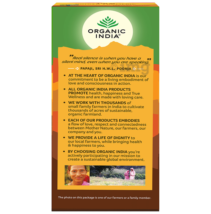 Organic India Tulsi Ginger Turmeric Green Tea